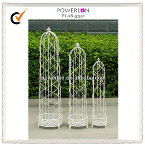Backyard Garden Decorative Wrought Iron <strong>Flower</strong> Stick Plant Garden <strong>Trellis</strong> For Climbing Plant - Product Image 5
