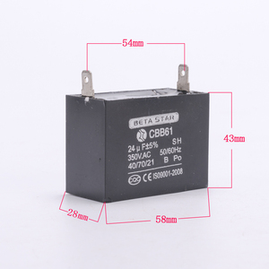 Máy phát điện điện AC 12UF động cơ bắt đầu tụ cbb61 100V 350V 400V 450V - Product Image 6