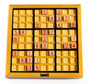 2017 Pensiero Logico Nove Giochi Per Adulti in legno Di Conteggio di Legno di Intelligenza Con Risposta Istruzioni - Product Image 1