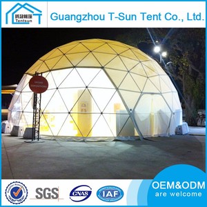 Feria Uso Decoración De Lujo de alta Calidad Con <span class=keywords><strong>la</strong></span> Guarnición Geodesice Cúpula Carpa Carpa Carpa Media Esfera - Product Image 5