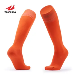 Custom high grade football socks wholesale plain soccer socks