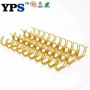 Filo metallico giallo rivestito in Nylon a doppia spirale per uso di cancelleria - Product Image 3