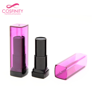 5G al por mayor marca Glitter mini lujo embalaje Rosa cuadrado de aluminio tubo de lápiz labial contenedor bálsamo <span class=keywords><strong>tubos</strong></span> - Product Image 1