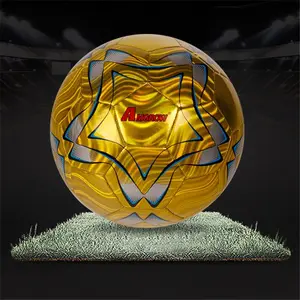 צבע זמין pu soccerball, מכונת שנתפרה כדור כדורגל pu