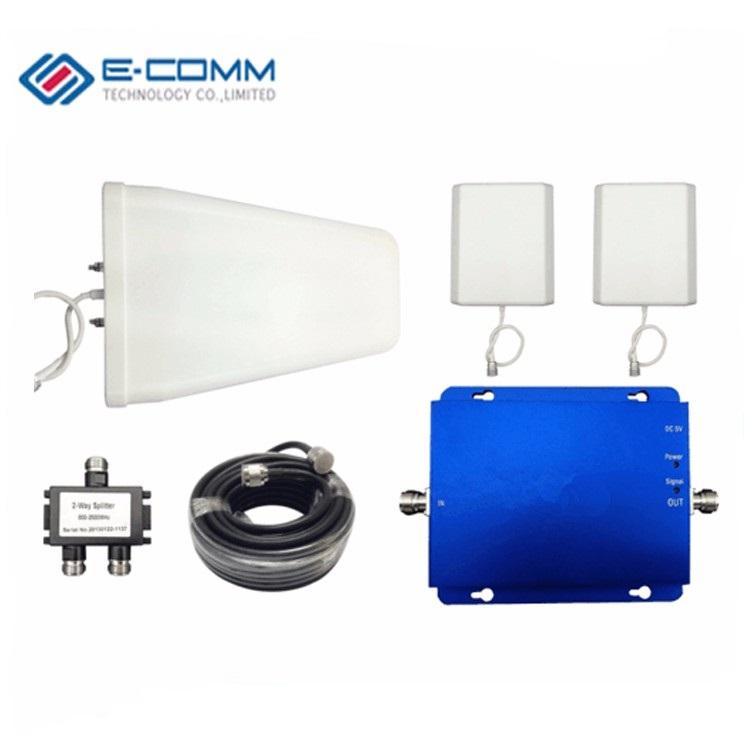 900/1800MHz Mobile Phone GSM Signal Repeater Amplifier 3G LTE 4G Booster  with indoor+1 outdoor Antenna+Cable+Power Splitter