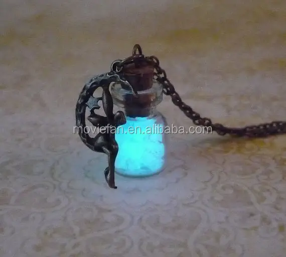 Glow In The Dark Collana Fata fascino Fantasy Raggiante Collana Dei Monili