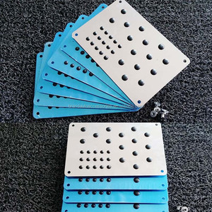 Tapis de sol universel pour voiture en aluminium, plaque de protection pour pédale, repose-pieds - Product Image 5