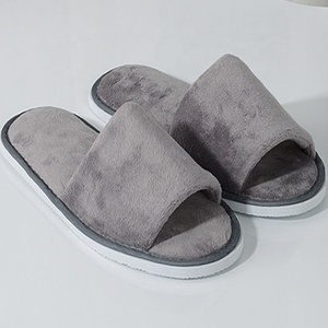 Ciabatte da Hotel in Spugna a Punta Aperta <span class=keywords><strong>di</strong></span> Alta <span class=keywords><strong>Qualità</strong></span>, Ciabatte Economiche a Punta Aperta in Spugna con Logo Personalizzato - Product Image 2