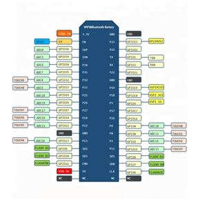 18650 batería WiFi Ble ESP32 Rev1 Placa de desarrollo - Product Image 6