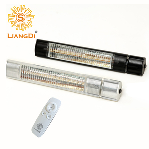 220V 2000 Wát bạc đen điện ngoài trời và trong nhà Halogen Wall Mount hồng ngoại thạch anh nóng LDHR005G-KY - Product Image 1