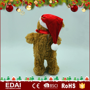 Venta al por mayor especializada hecho lindo cantando y bailando mini oso de peluche - Product Image 2