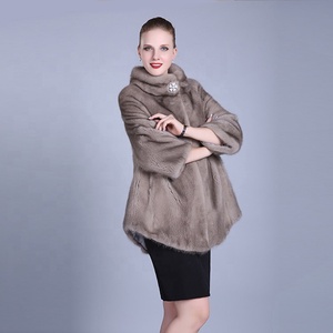 Cappotto in Pelliccia di <span class=keywords><strong>Visone</strong></span> dal Mercato all'Ingrosso Cinese, Nuovo Design - Product Image 3