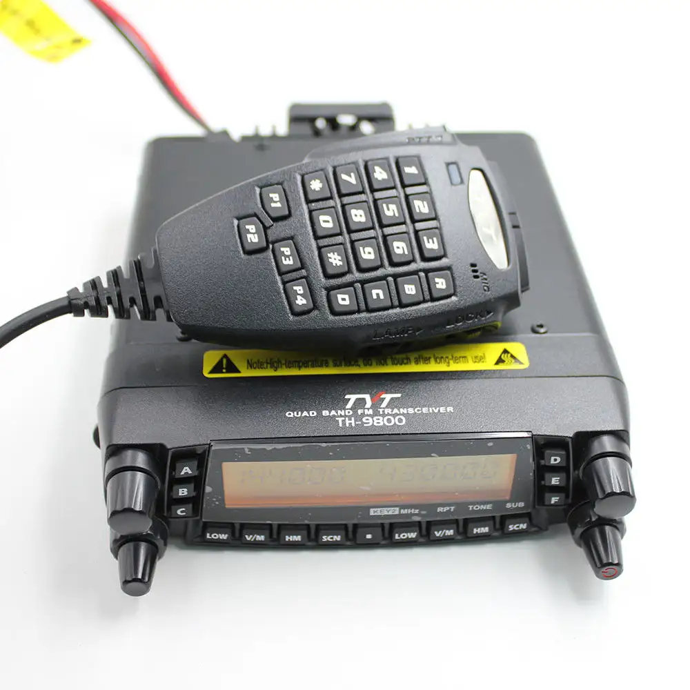 TYT 50 W TH-9800 Quad Tali 29/50/144/430 MHz Mobil Dua Cara Radio Seluler