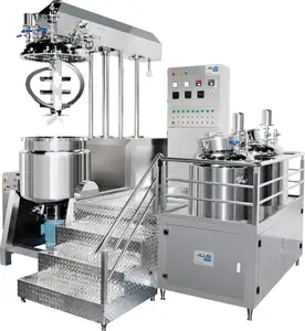Cosmetic cream blending homogenizer cosmetic cream mixer vacuum emulsifying mixing machine
