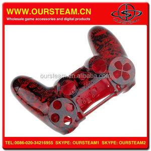 Nueva llegada Salpicadura roja Diseño de casos de vivienda para <span class=keywords><strong>PS4</strong></span> Controlador Hydro sumergió la Shell - Product Image 5