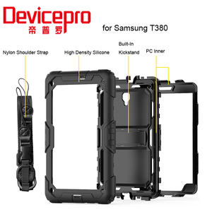 Custodia rigida <span class=keywords><strong>a</strong></span> 3 strati per <span class=keywords><strong>Samsung</strong></span> Galaxy <span class=keywords><strong>Tab</strong></span> <span class=keywords><strong>8</strong></span> "Silicone antiurto + PC compatibile con T380 e T385 - Product Image 5