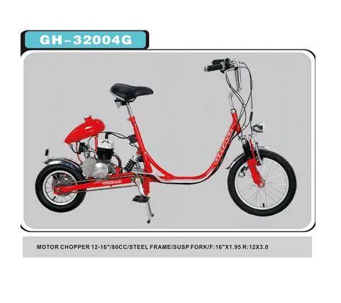 Popular WHOLE RED MOTOR chopper 20-24" bicycle best price high quaililty