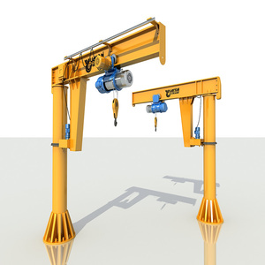 Grue à flèche rotative à 360 degrés montée au sol, grue à flèche de 3 tonnes, grue à flèche de <span class=keywords><strong>2</strong></span> tonnes, grue à flèche de 5 tonnes - Product Image 5