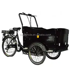 รถสามล้อไฟฟ้า3ล้อสำหรับครอบครัว Rikshaw จักรยานสามล้อ