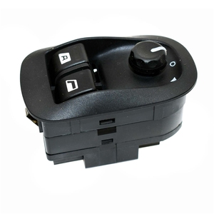COMMUTATEUR DE <span class=keywords><strong>VITRE</strong></span> ÉLECTRIQUE MASTER BOUTON DE RÉTROVISEUR ÉLECTRIQUE NOIR POUR PEUGEOT <span class=keywords><strong>206</strong></span> 306 6554.WA - Product Image 1