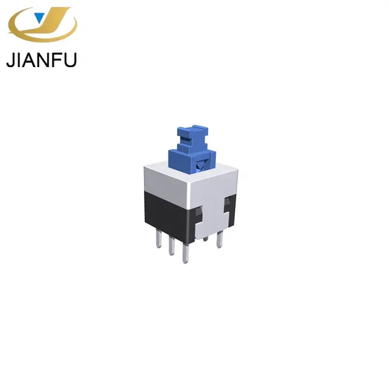 8X8 6 Pin Drukknop Aan/Uit Schakelaar