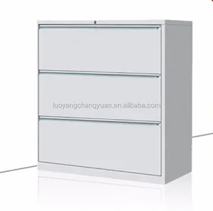 Godrej 3 cajón archivador de acero/cabineet bloqueo cajón/caja de A3 lateral del gabinete de archivo