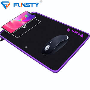 FUNSTY RVB Rétro-Éclairé Personnalisé <span class=keywords><strong>tapis</strong></span> <span class=keywords><strong>de</strong></span> <span class=keywords><strong>Souris</strong></span> Chargeur Sans Fil Fabricant <span class=keywords><strong>de</strong></span> Boîte <span class=keywords><strong>Avec</strong></span> Le <span class=keywords><strong>Port</strong></span> D'<span class=keywords><strong>USB</strong></span> - Product Image 1
