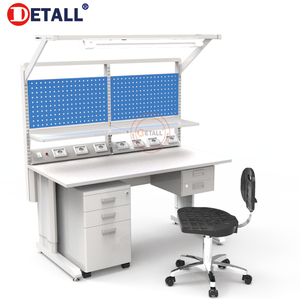 Station de travail antistatique, électronique, mobile, laboratoire dentaire, établi, réparation de téléphones portables, <span class=keywords><strong>technicien</strong></span>, table de travail ESD avec ordinateur - Product Image 5