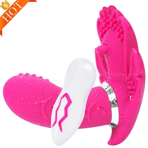 Ücretsiz özel kutu-kadın mastürbasyon kablosuz uzaktan kumanda kelebek giyilebilir vibratörler iktidarsızlık Dildo Lady pantolon için - Product Image 3