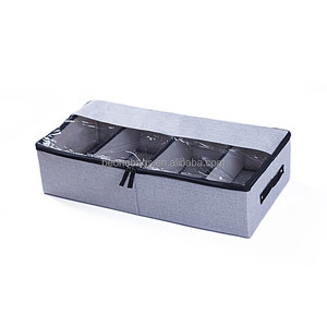 Sturdy gray simplify under the bed storage underbed shoe storage box