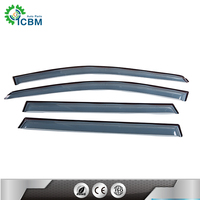 Déflecteurs de vent pour vitres de voiture de haute qualité, marque ICBM, en PMMA acrylique, bon marché, très vendus, pour Nissan Rogue 14-15, garantie 1 an