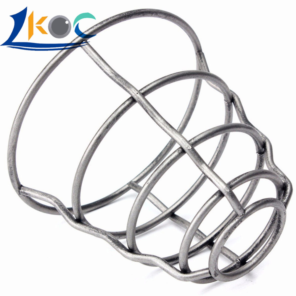 Винтажный подвесной светильник в стиле арт-деко, стальной абажур в старинном стиле, металлическая клетка, Заводская проволока, стальные лампы, защитная крышка