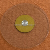 Gehärtetes Glas Lazy Susan 50cm 60cm 70cm 90cm, Lazy Susan Plattenspieler für Patio Tisch Esstisch Dekoration Glas Tischplatte