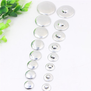Kích thước khác nhau Shank nhôm vải bao phủ nút khuôn mẫu trống pin với dây sắt trở lại - Product Image 2