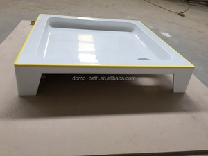 <span class=keywords><strong>Receveur</strong></span> <span class=keywords><strong>de</strong></span> <span class=keywords><strong>douche</strong></span> acrylique à base haute <span class=keywords><strong>de</strong></span> conception moderne avec 4 <span class=keywords><strong>pieds</strong></span> <span class=keywords><strong>pour</strong></span> une utilisation en hôtel - Product Image 4