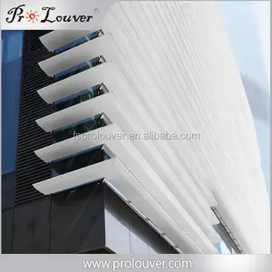 Absorción de sonido Flexible combinación Aerofoil sun louver