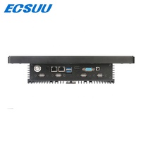 ECSUU Intel Skylake I3 I5 I7 8GB RAM MINI PC 10,1 inch 12,1 inch touchscreen All-in-one industriële ventilatorloze kiosk pc