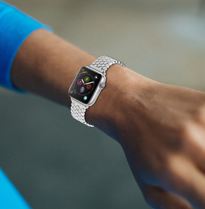 Bracelets de montre intelligents en métal bon marché en acier inoxydable massif de qualité supérieure pour <span class=keywords><strong>Apple</strong></span> <span class=keywords><strong>Watch</strong></span> Series 2/3/4/5/6/7/8/9/10 - Product Image 5