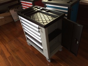 Chariot à outils en métal Kraftwelle avec outils professionnels - Product Image 3