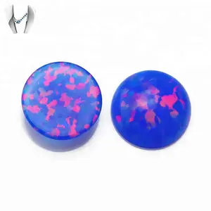 Loose gemstone mix color round shape opal stone jewelry