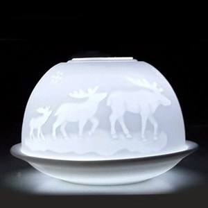 Trang Trí Góc Candle Holder, Dome Shaped Sứ Tea Light Candle Holder - Product Image 3