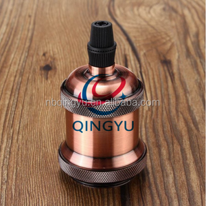 Antique bóng đèn gốm chủ vít phong cách Châu Âu loại Electro mạ CE chứng nhận <span class=keywords><strong>E27</strong></span> E26 nhôm đèn ổ cắm bộ phận - Product Image 3