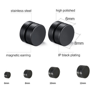 Brincos Masculinos Stainless Steel Non Piercing <strong>Men</strong> <strong>Magnetic</strong> <strong>Earrings</strong> - Product Image 4