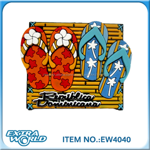 PVC imán de nevera recuerdo para turista República Dominicana - Product Image 2