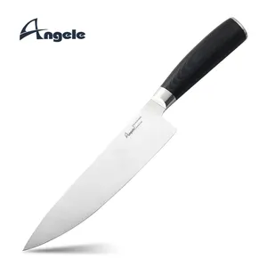 Şef bıçağı 8 inç mutfak bıçak alman yüksek karbon paslanmaz çelik bıçak ile başa çıkmak için et meyve ve sebze
