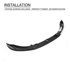 3 pcs/ensemble En Fiber De Carbone F82 M4 Spoiler Avant pour <span class=keywords><strong>BMW</strong></span> F80 <span class=keywords><strong>M3</strong></span> F82 F83 M4 14-18 - Product Image 4
