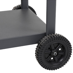 Gril de barbecue à charbon de bois à chariot simple rectangulaire avec dispositif de sécurité à la flamme et construction en acier - Product Image 6