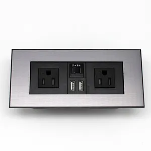 Baiyou Power outlet smart strip desktop with switch & usb & overload protection