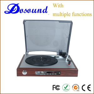 Rétro radio <span class=keywords><strong>platine</strong></span> <span class=keywords><strong>vinyle</strong></span> vintage disques vinyles lp <span class=keywords><strong>lecteur</strong></span> avec housse de protection - Product Image 1