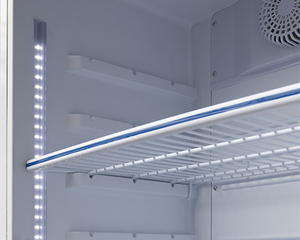 Réfrigérateur vitrine commercial de 278 litres avec porte vitrée et éclairage LED latéral - Product Image 5